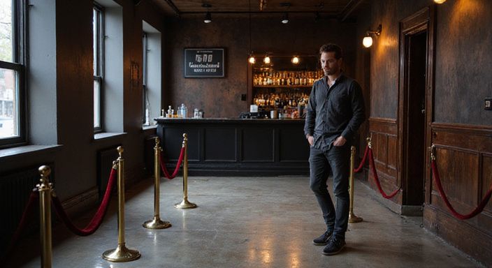 Ein leerer Nachtclub mit eleganter Innenausstattung und ruhiger Atmosphäre.