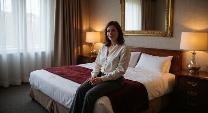 Ein Smartphone und ein Kondomkasten auf einem gealterten Holztisch. erotischer kontakt Bern