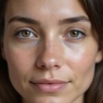 Ein hyper realistisches Porträt einer Person mit detaillierten Gesichtszügen